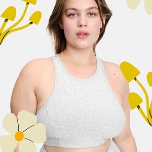 Outdoor Voices Athena Crop Top in Dove